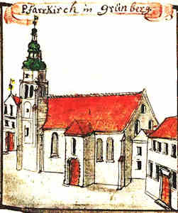 Pfarrkirch zu Grnberg - Koci, parafialny, widok oglny